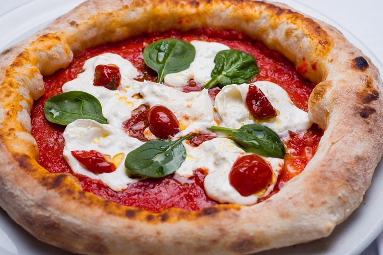 Pizza Recipe - Basil and Cherry Tomato Personal Pizza